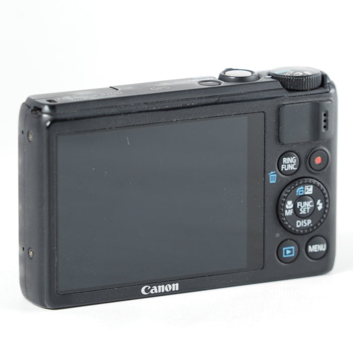 Canon キヤノン デジタルカメラ PowerShot S100 ブラック PSS100(BK) 1210万画素 広角24mm 光学5倍ズーム 3.0型TFT液晶カラーモニター #13677
