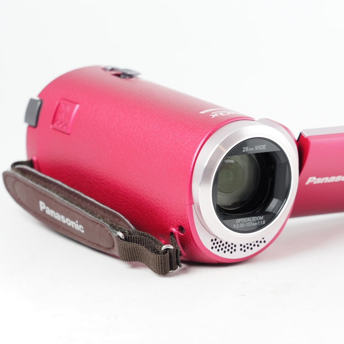Panasonic HDビデオカメラ W580M 32GB サブカメラ搭載 高倍率90倍ズーム ピンク HC-W580M-P #14665