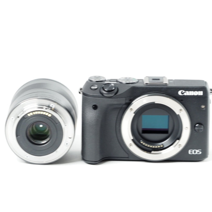 Canon ミラーレス一眼カメラ EOS M3 レンズキット ブラック EF-M18-55mm F3.5-5.6 IS STM 付属 EOSM3BK-1855ISSTMLK #14176