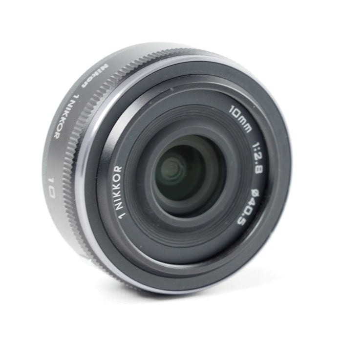 Nikon 1 NIKKOR 10mm f/2.8 ブラック ニコン 単焦点レンズ CXフォーマット #14381