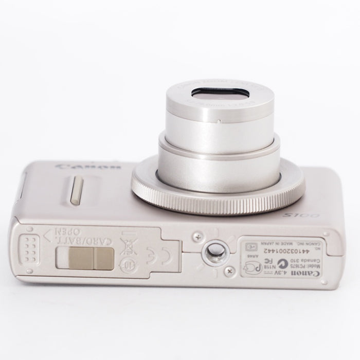 Canon キヤノン コンパクトデジタルカメラ PowerShot S100 シルバー PSS100(SL) 1210万画素 広角24mm 光学5倍ズーム 3.0型TFT液晶カラーモニター #11690