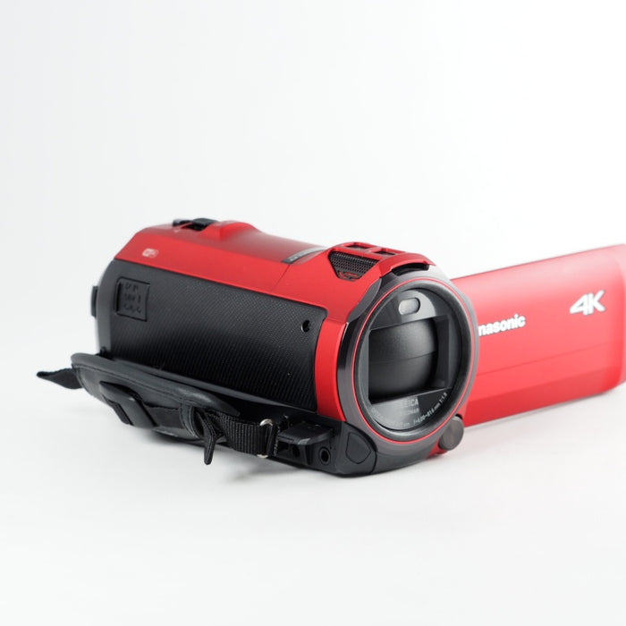 Panasonic パナソニック 4K ビデオカメラ 64GB 光学20倍ズーム アーバンレッド HC-VX992MS-R #13788