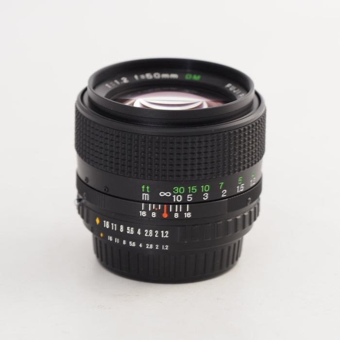 FUJIFILM EBC X-FUJINON 50mm F1.2 DM AXマウント FUJICA前後キャップ 元箱付き 銘玉 希少 フジフイルムXマウント用 アダプター付き #13473