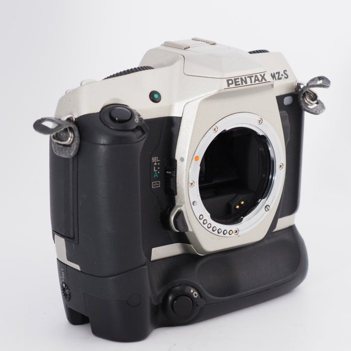 PENTAX ペンタックス フィルム一眼レフカメラ MZ-S シルバー + BG-10 バッテリーグリップ 希少 #10813