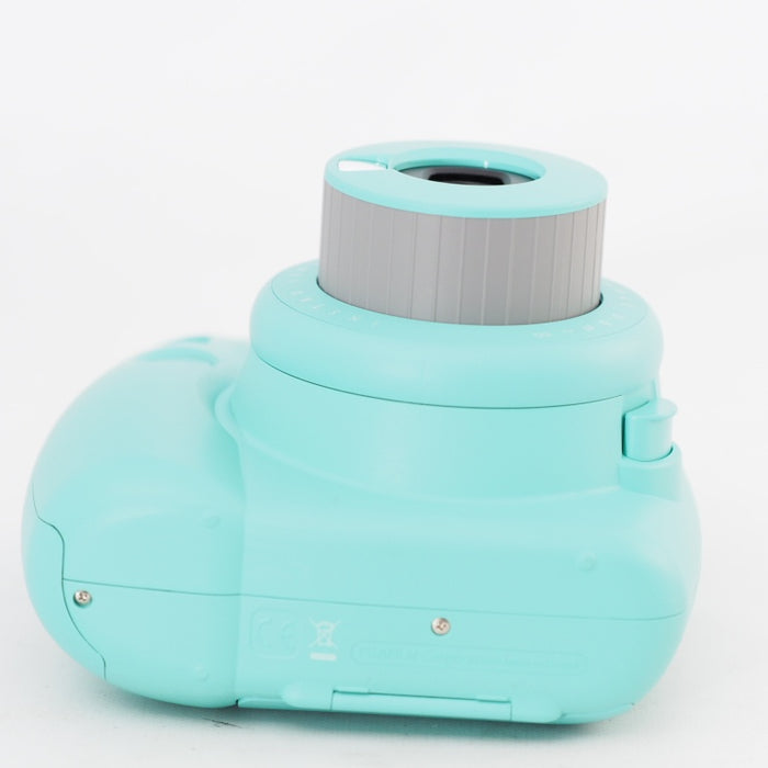 FUJIFILM インスタントカメラ チェキ instax mini8プラス 接写レンズ・純正ハンドストラップ付き ミント INS MINI 8P MINT #12722