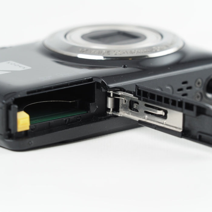 KODAK コダック PIXPRO FZ55-BK 16MP コンパクトデジタルカメラ 光学5倍ズーム 広角 28mm 2.7インチ液晶画面 ブラック #13652