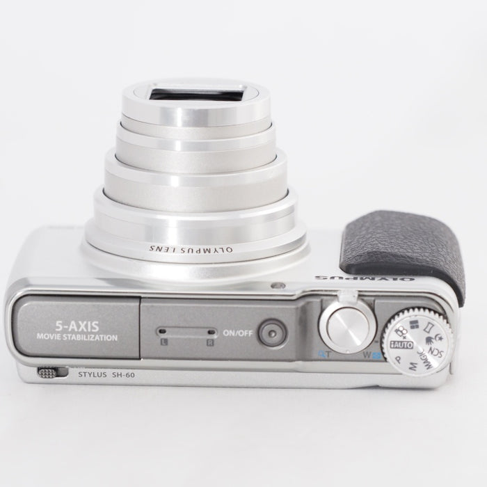OLYMPUS オリンパス デジタルカメラ STYLUS SH-60 光学24倍&超解像48倍ズーム シルバー SH-60 SLV #12345