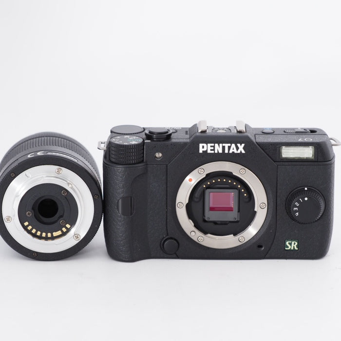 PENTAX ペンタックス ミラーレス一眼 Q7 ズームレンズキット [標準ズーム 02 STANDARD ZOOM] ブラック Q7 BLACK ZOOM LENSKIT 10722 #10650