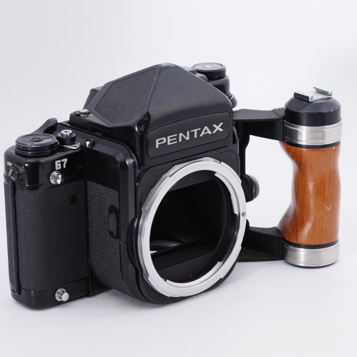 PENTAX ペンタックス 67 TTL 後期 ボディ 木製グリップ付属 中判カメラ #10281