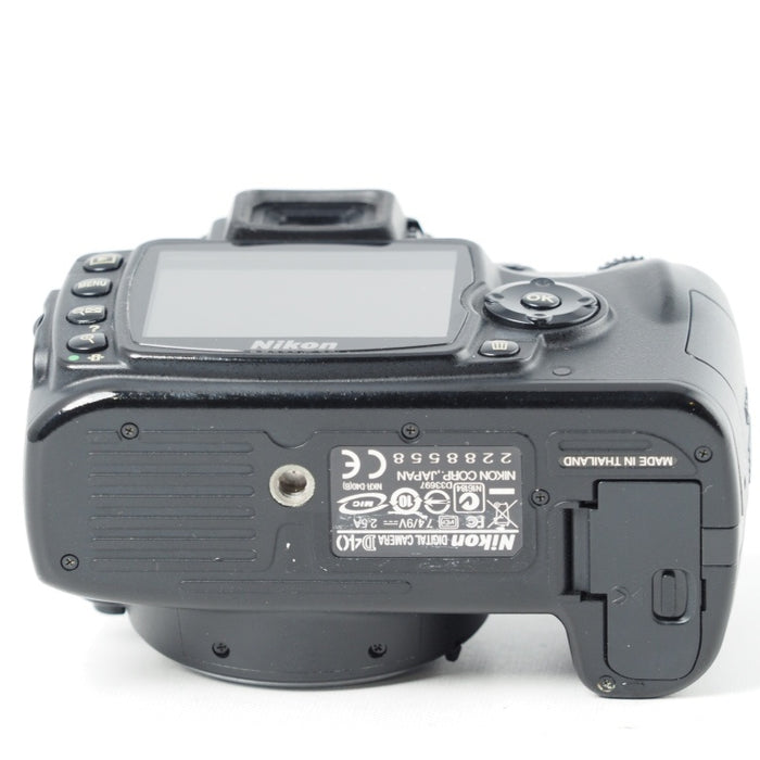 Nikon ニコン デジタル一眼レフカメラ D40 レンズキット ブラック D40BLK #14317
