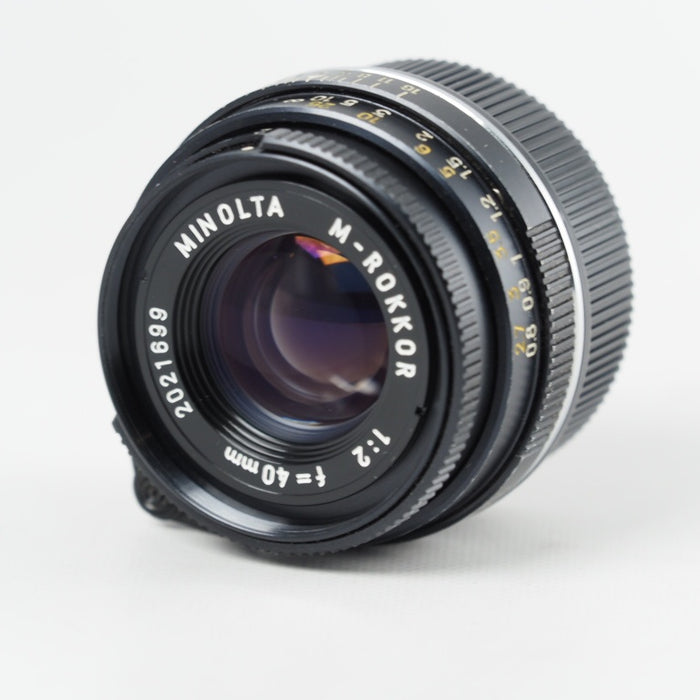 MINOLTA ミノルタ M-ROKKOR 40mm f/2 Leica Mマウント CL CLE用 #13676