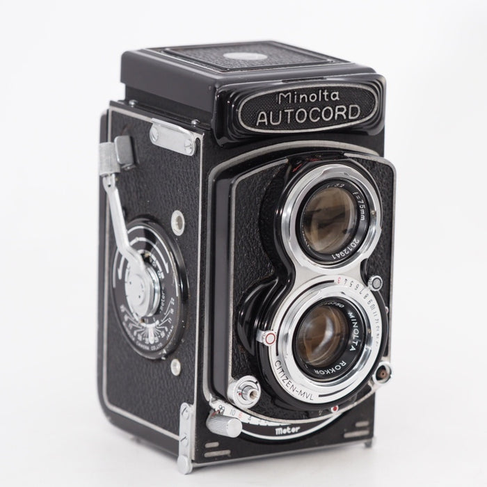 minolta AUTOCORD ミノルタ オートコード 前期 VIEW.ROKKOR 1:3.2 f=75mm 二眼レフ フィルムカメラ #13424