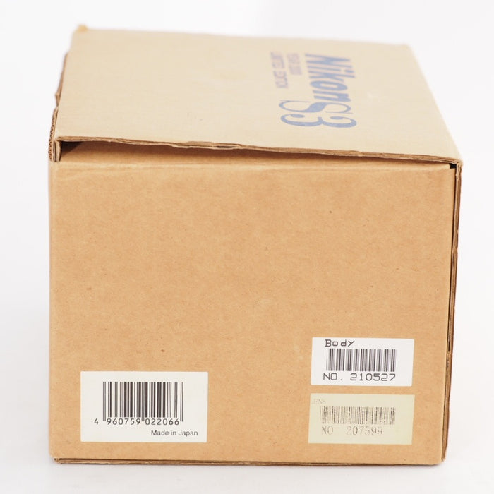 Nikon S3 シルバー Limited Edition 2000年記念モデル (NIKKOR-S 50mm F1.4 ブラック) 動作確認済 #13418