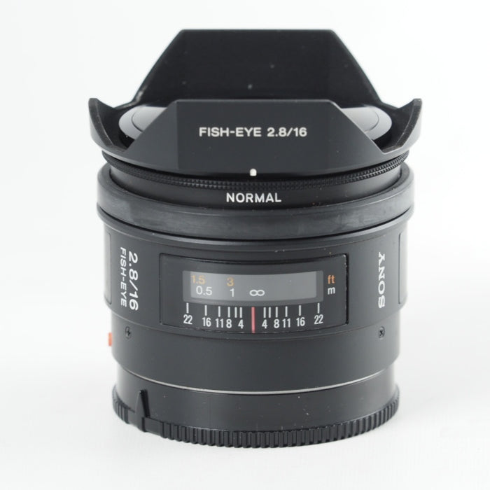 SONY ソニー 16mm F2.8 Fisheye SAL16F28 広角単焦点 魚眼レンズ ソニーAマウント #13773