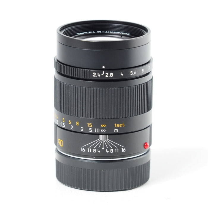 Leica Summarit-M 90mm f/2.4 11684 ブラック E46 Lens 6Bit 6ビット 中望遠 単焦点レンズ  ライカ ズマリット #14652