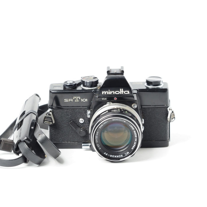 ミノルタ MINOLTA SRT 101 + MC ROKKOR-PF 55mm F1.7 ブラック #14425