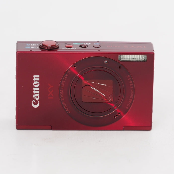 Canon デジタルカメラ IXY 3 約1010万画素 光学12倍ズーム レッド IXY3(RE) #13260
