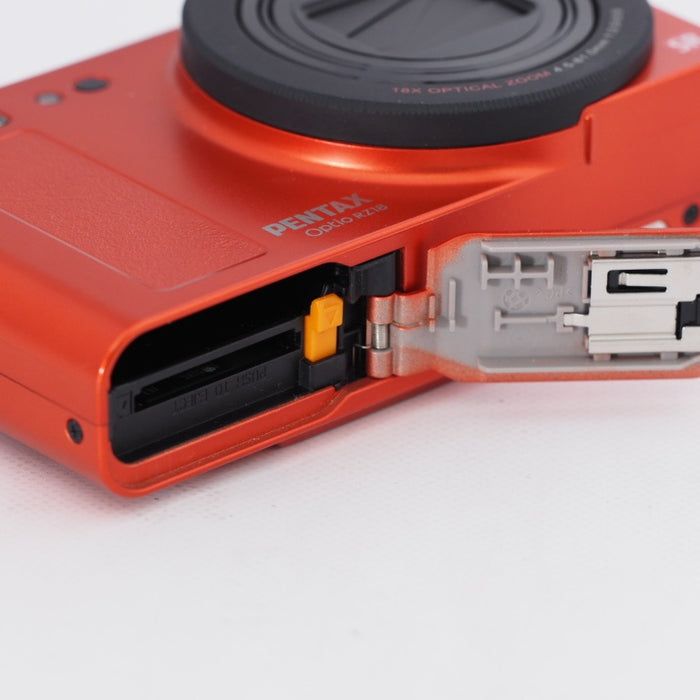 PENTAX ペンタックス デジタルカメラ Optio RZ18(メタリックオレンジ)1600万画素 25mm 光学18倍 小型軽量 OPTIORZ18OR #10449