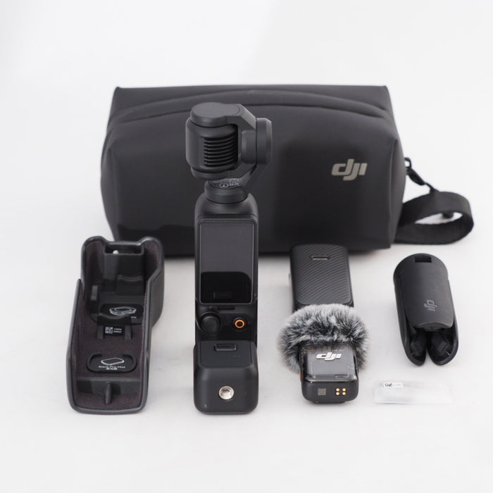 DJI vlogカメラ Osmo Pocket 3 クリエイターコンボ 1インチCMOS 4K 120fps 動画対応 3軸スタビライザー ジンバル アクションカメラ デジカメ 顔 被写体トラッキング 高速フォーカス マイク同梱 #13151