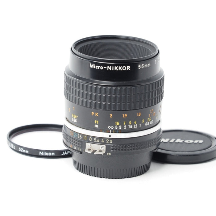 Nikon ニコン Ai-s Micro-NIKKOR 55mm F2.8 Fマウント MFレンズ #15147