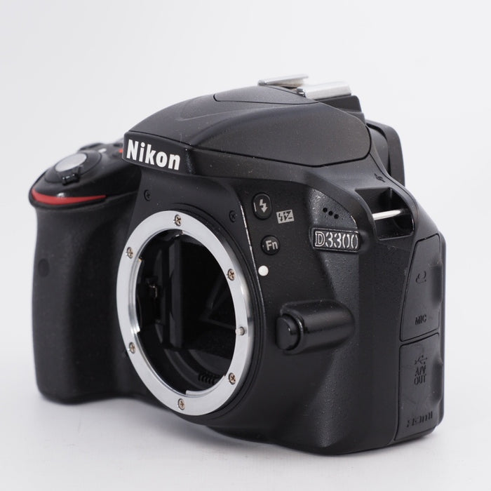 【ジャンク品】Nikon ニコン デジタル一眼レフカメラ D3300 ボディ ブラック D3300BK #10112