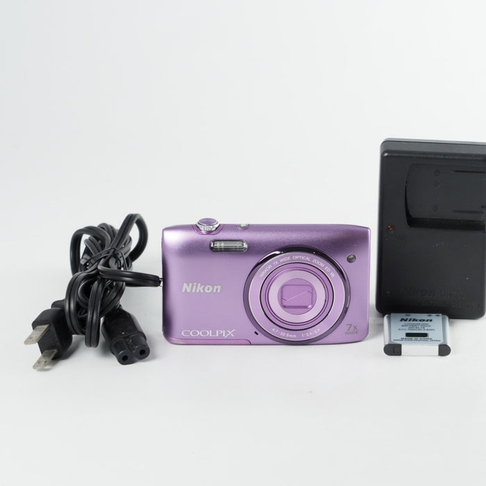 Nikon ニコン デジタルカメラ COOLPIX S3500 光学7倍ズーム 有効画素数 2005万画素 オーキッドパープル S3500PP #13799