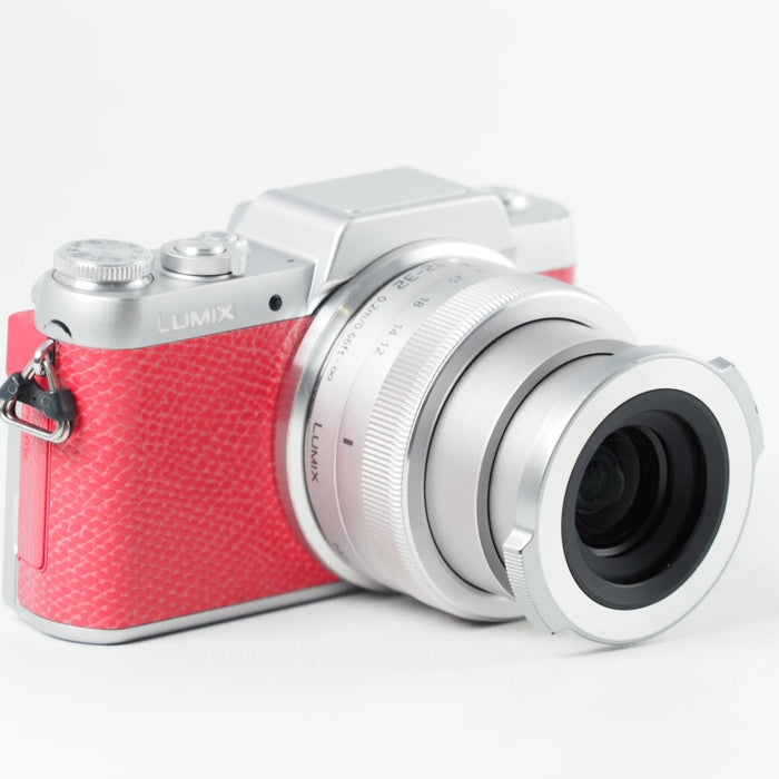 Panasonic LUMIX DMC-GF7 ダブルズームレンズキット 標準ズームレンズ/望遠ズームレンズ付属 ピンク DMC-GF7W-P パナソニック ミラーレス一眼カメラ #14272