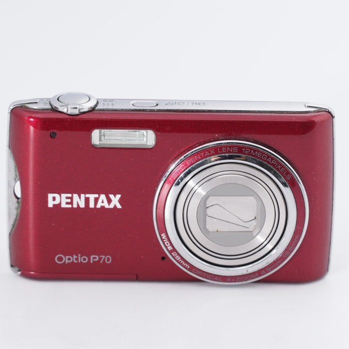 PENTAX ペンタックス OPTIO (オプティオ) P70 RED 1200万画素 光学4倍ズーム OPTIOP70RE #10266