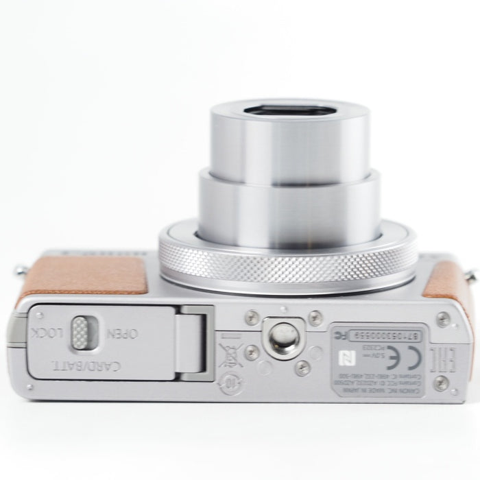 Canon コンパクトデジタルカメラ PowerShot G9 X Mark II シルバー 1.0型センサー/F2.0レンズ/光学3倍ズーム PSG9XMARKIISL #13907