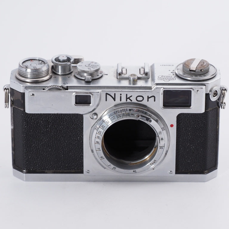 フィルムカメラ Nippon Kogaku 日本光学 Nikon ニコン S2 前期 ボディ レンジ ...外観スレキズがございます