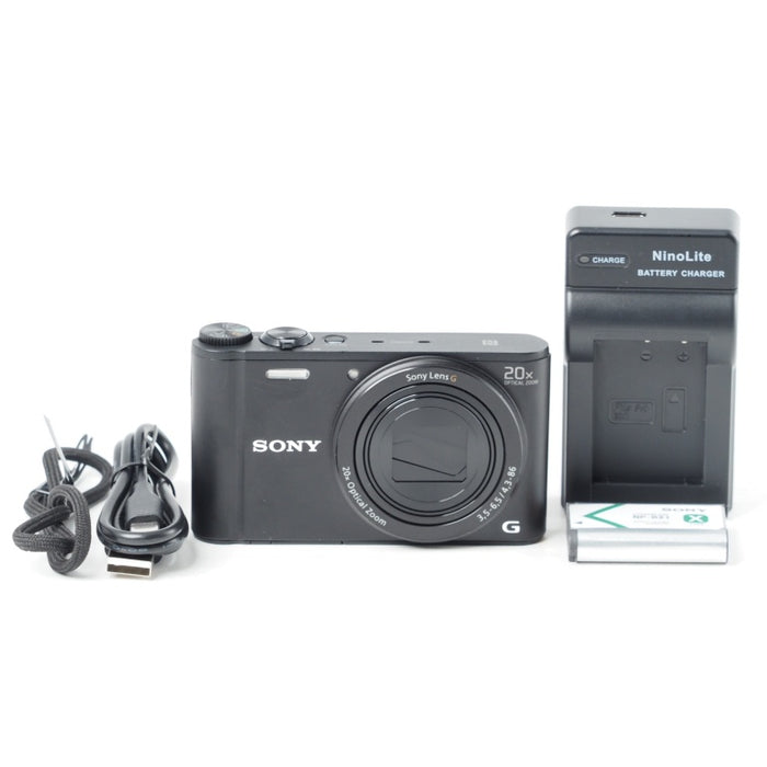 SONY ソニー Cyber-shot WX350 光学20倍 ブラック DSC-WX350-B サイバーショット デジタルカメラ #14064