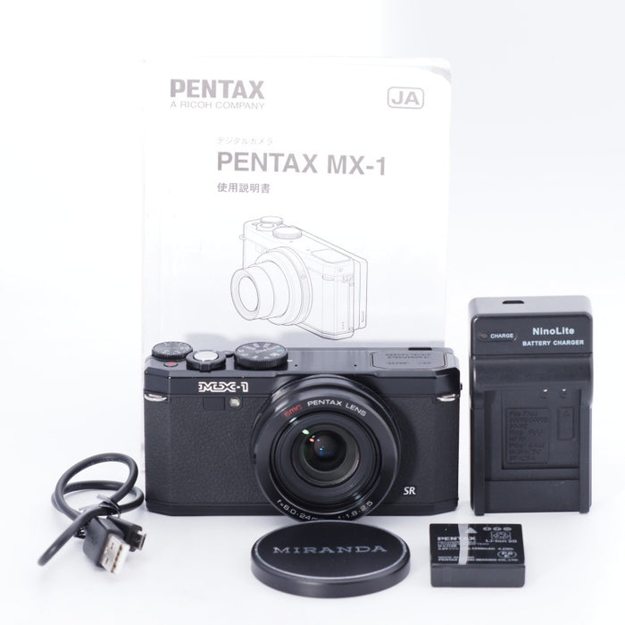 PENTAX ペンタックス コンパクトデジタルカメラ MX-1 クラシックブラック #10339