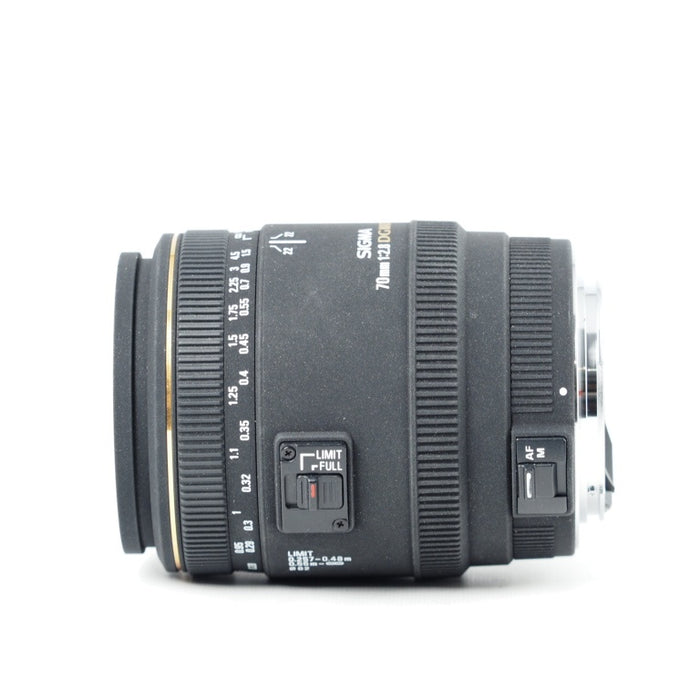 SIGMA MACRO 70mm F2.8 EX DG キヤノン EF用 シグマ 単焦点マクロレンズ フルサイズ対応 #14271