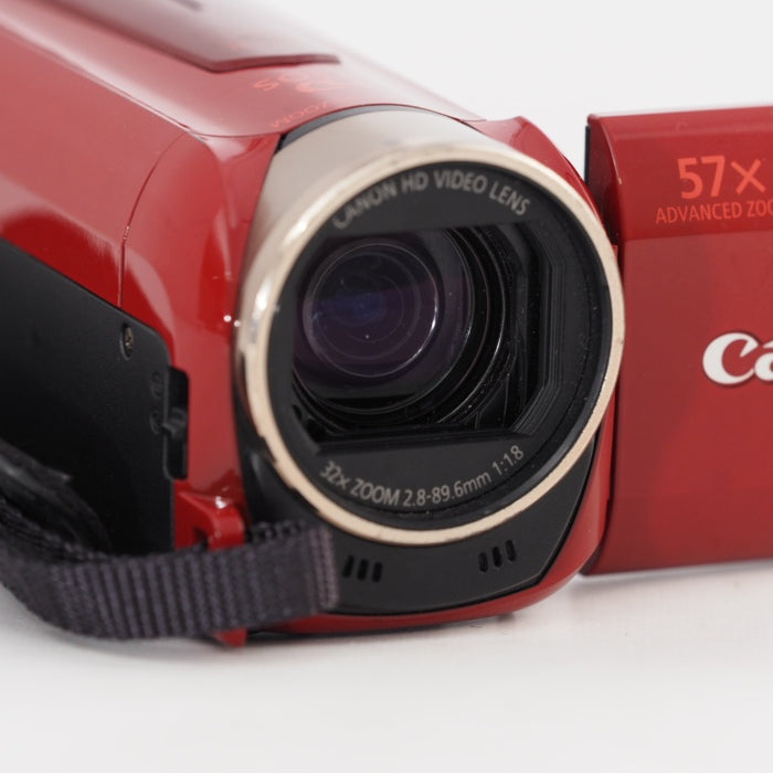 Canon デジタルビデオカメラ iVIS HF R52 レッド 光学32倍ズーム IVISHFR52RD Wi-Fi対応 #13325