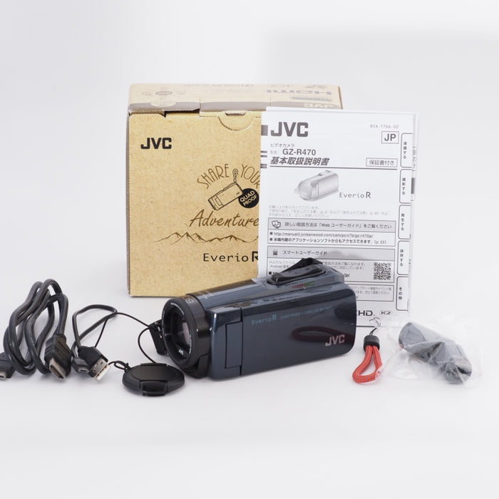 JVC KENWOOD JVC ビデオカメラ Everio R 防水 防塵 32GB アイスグレー GZ-R470-H #9741