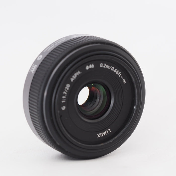 Panasonic LUMIX G 20mm/F1.7 ASPH. H-H020 単焦点 広角パンケーキレンズ マイクロフォーサーズ用 #11482