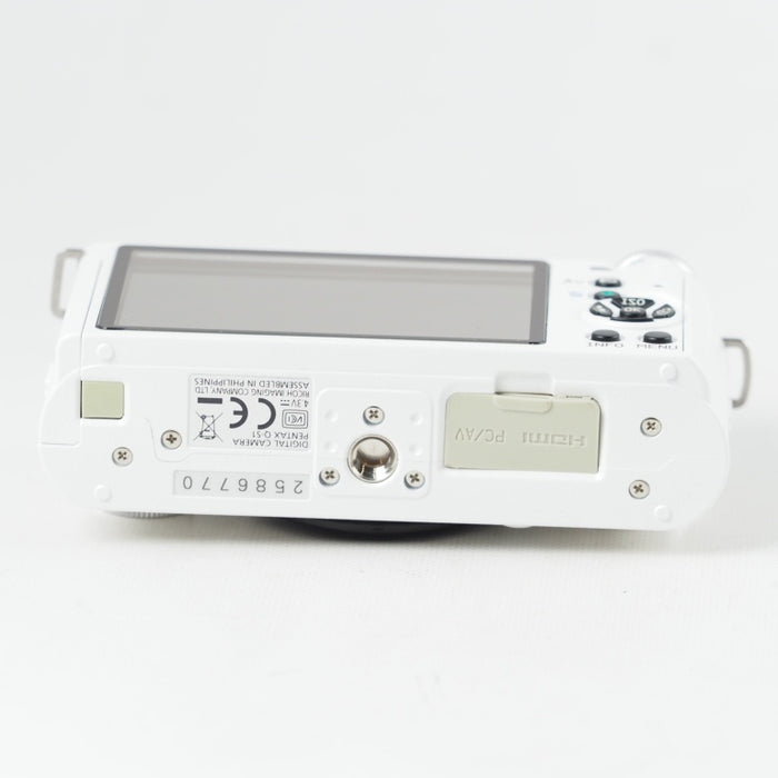 PENTAX ミラーレス一眼 Q-S1 ダブルズームキット [標準ズーム 02 STANDARD ZOOM ・望遠ズーム 06 TELEPHOTO ZOOM] ピュアホワイト 06191 QS1 #14518