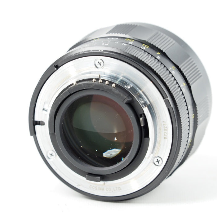 VoightLander NOKTON 58mm F1.4 SLIIS Ai-S ニコン Fマウント シルバーリム フォクトレンダー 単焦点レンズ #14360
