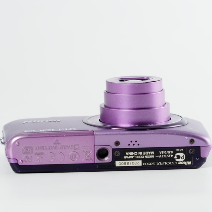 Nikon ニコン デジタルカメラ COOLPIX S3500 光学7倍ズーム 有効画素数 2005万画素 オーキッドパープル S3500PP #13799
