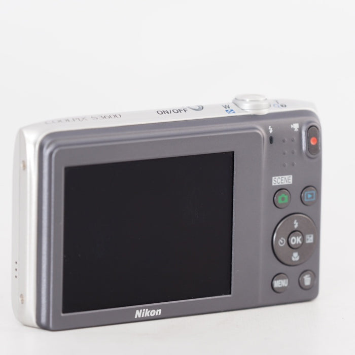 Nikon ニコン デジタルカメラ COOLPIX S3600 8倍ズーム 2005万画素 クリスタルシルバー S3600SL #13367