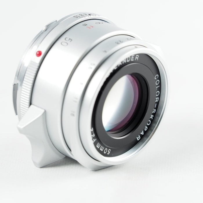 Voigtlander フォクトレンダー COLOR-SKOPAR 50mm F2.2 VM シルバー 単焦点 標準レンズ マニュアルフォーカス ライカ Mマウント #14152