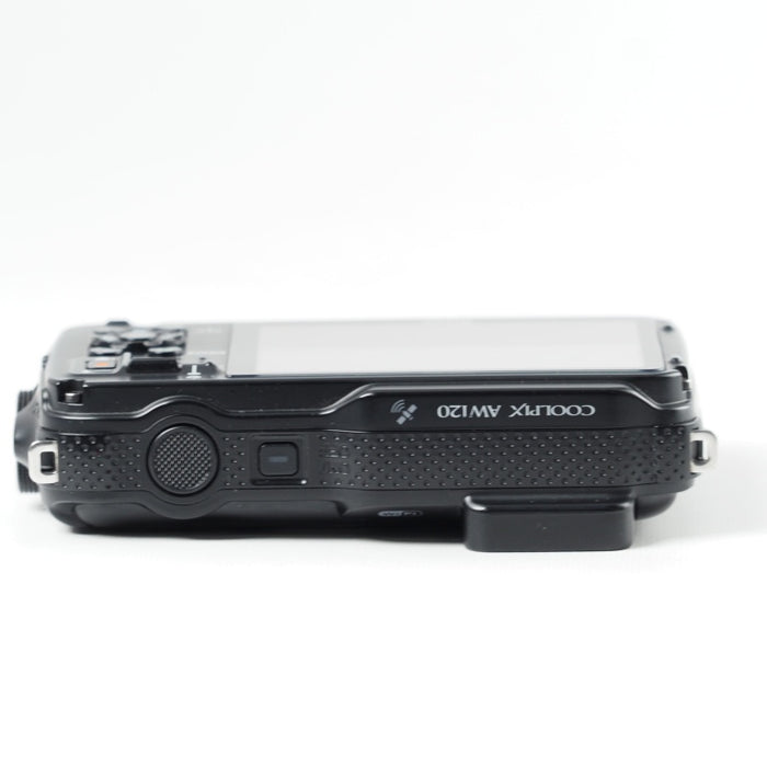 Nikon デジタルカメラ AW120 防水 1600万画素 クールブラック ニコン AW120BK #14405