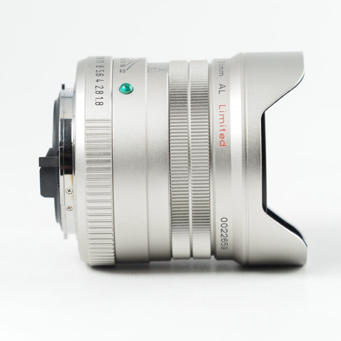 smc PENTAX-FA 31mm F1.8 AL Limited シルバー 広角単焦点レンズ 20280 ペンタックス Kマウント #14355