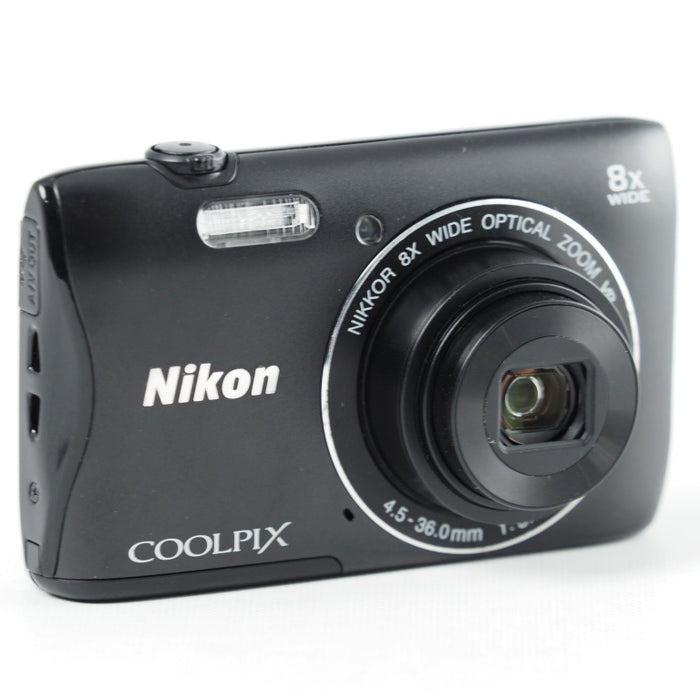 Nikon ニコン デジタルカメラ COOLPIX S3700 ブラック 光学8倍ズーム 2005万画素 クールピクス S3700BK #14107