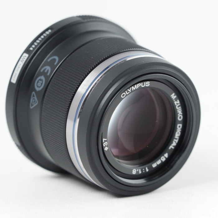 OLYMPUS 単焦点レンズ M.ZUIKO DIGITAL 45mm F1.8 ブラック オリンパス 中望遠レンズ マイクロフォーサーズ #14531