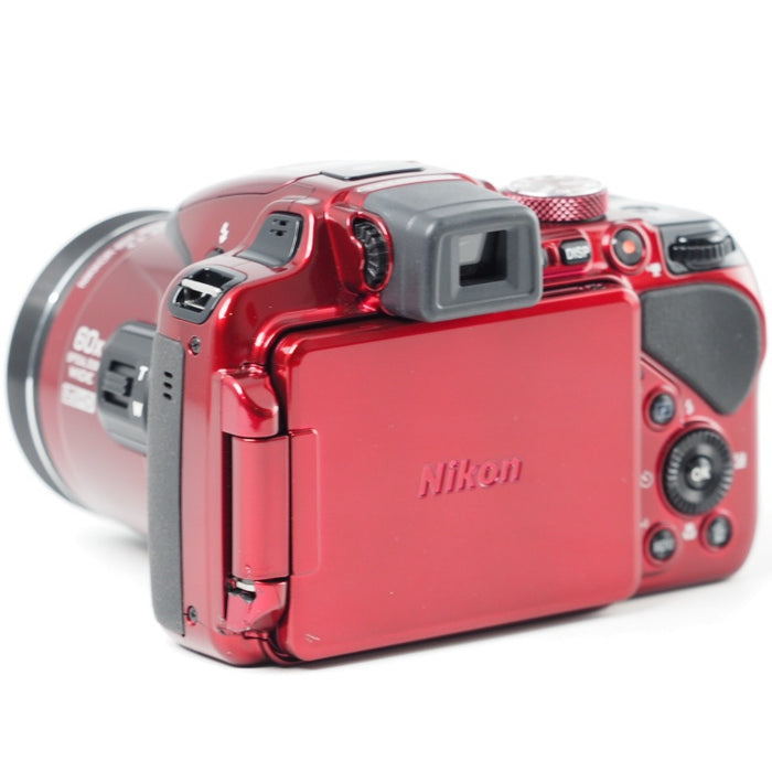 Nikon COOLPIX P600 光学60倍 1600万画素 レッド ニコン コンパクト