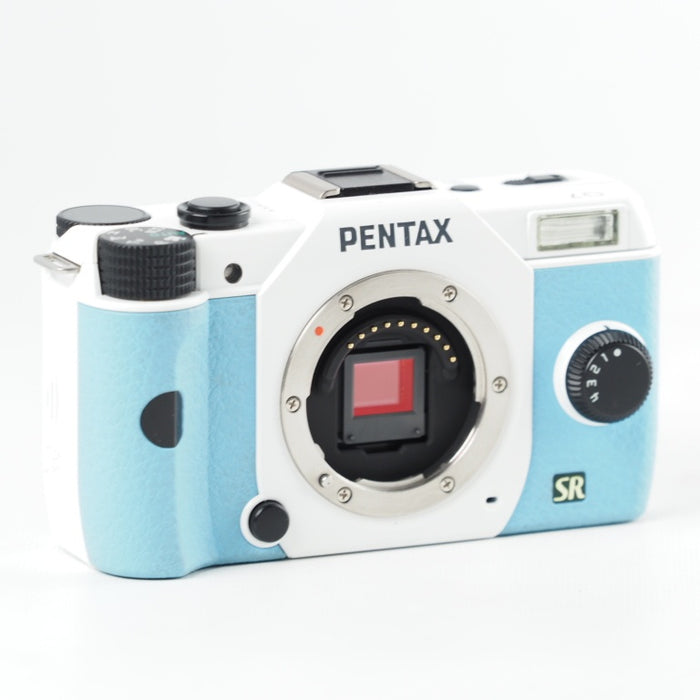 PENTAX ペンタックス ミラーレス一眼 Q7 ボディ 希少カラー ブルー×ホワイト #13738