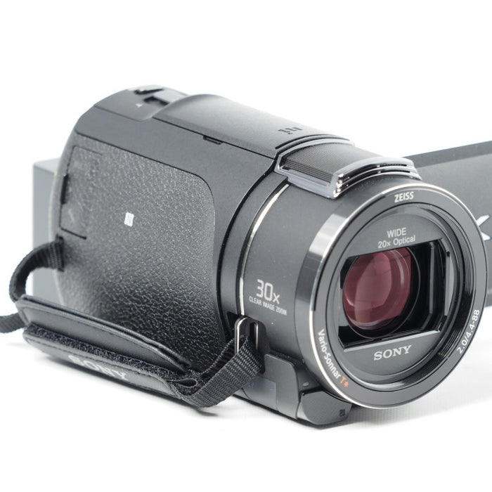 SONY ソニー 4K ビデオカメラ Handycam FDR-AX45A (2022年モデル) ブラック 内蔵メモリー64GB 光学ズーム20倍 空間光学手ブレ補正 FDR-AX45A B #14554