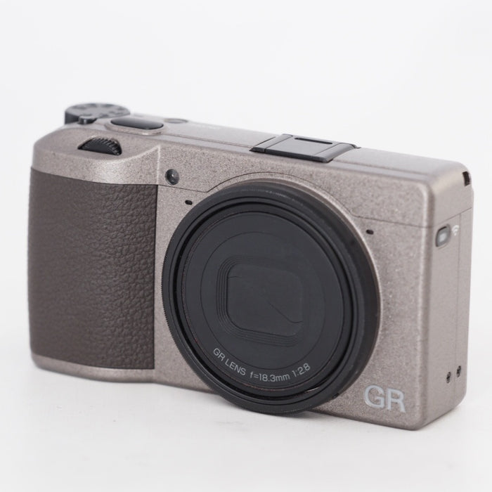 RICOH GR III Diary Edition メタリックウォームグレー デジタルカメラ 焦点距離28mm 24.2M APS-Cサイズ大型CMOSセンサー #13024