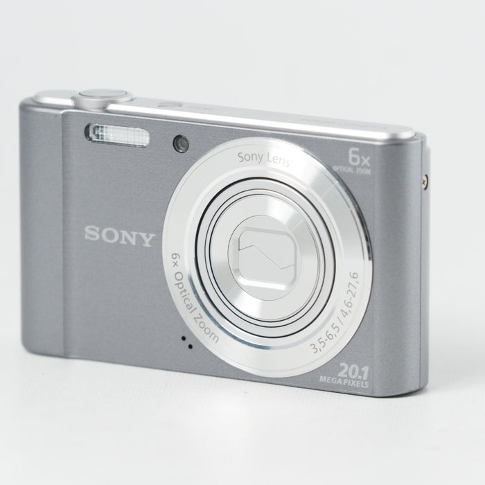SONY Cyber-shot W810 光学6倍 ‎2010万画素 シルバー DSC-W810-S ソニー デジタルカメラ #14689